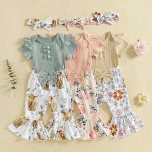 Floral Bell Bottom Set