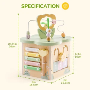 Montessori Baby Play Activity Cube