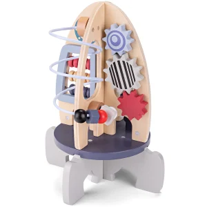 Wooden Activity Space Rocket Montessori Toy
