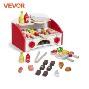 Wooden BBQ Grill Toy Set