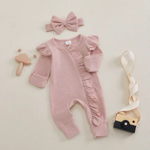Waffle Jumpsuit Set