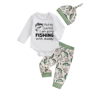 Fishing Baby Outfit Set