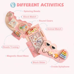 Crocodile Wooden Busy Board