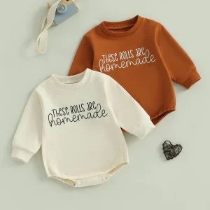 Adorable Infant Sweatshirt Romper