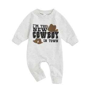 Baby Boy Western Romper